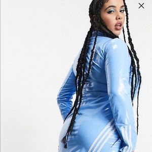 NEW Adidas x IVY Park PLUS Zip through latex dress